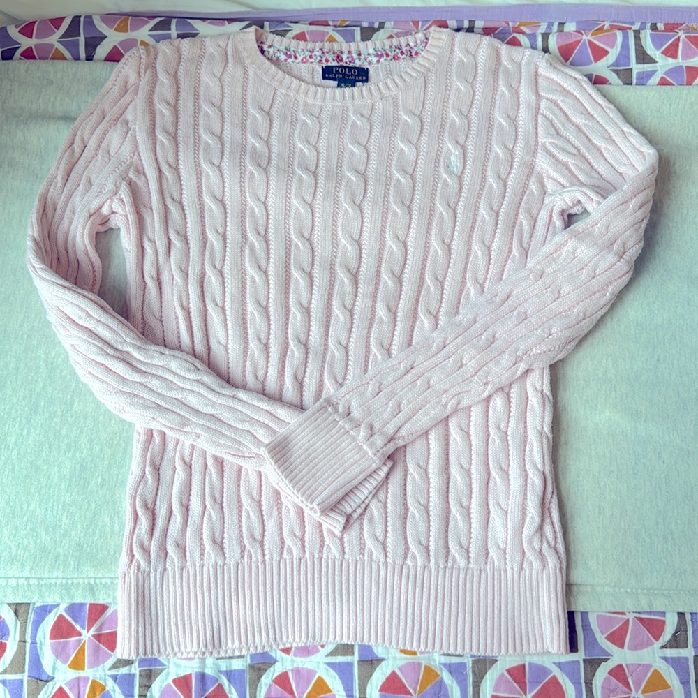 Baby Pink Ralph Lauren Sweater